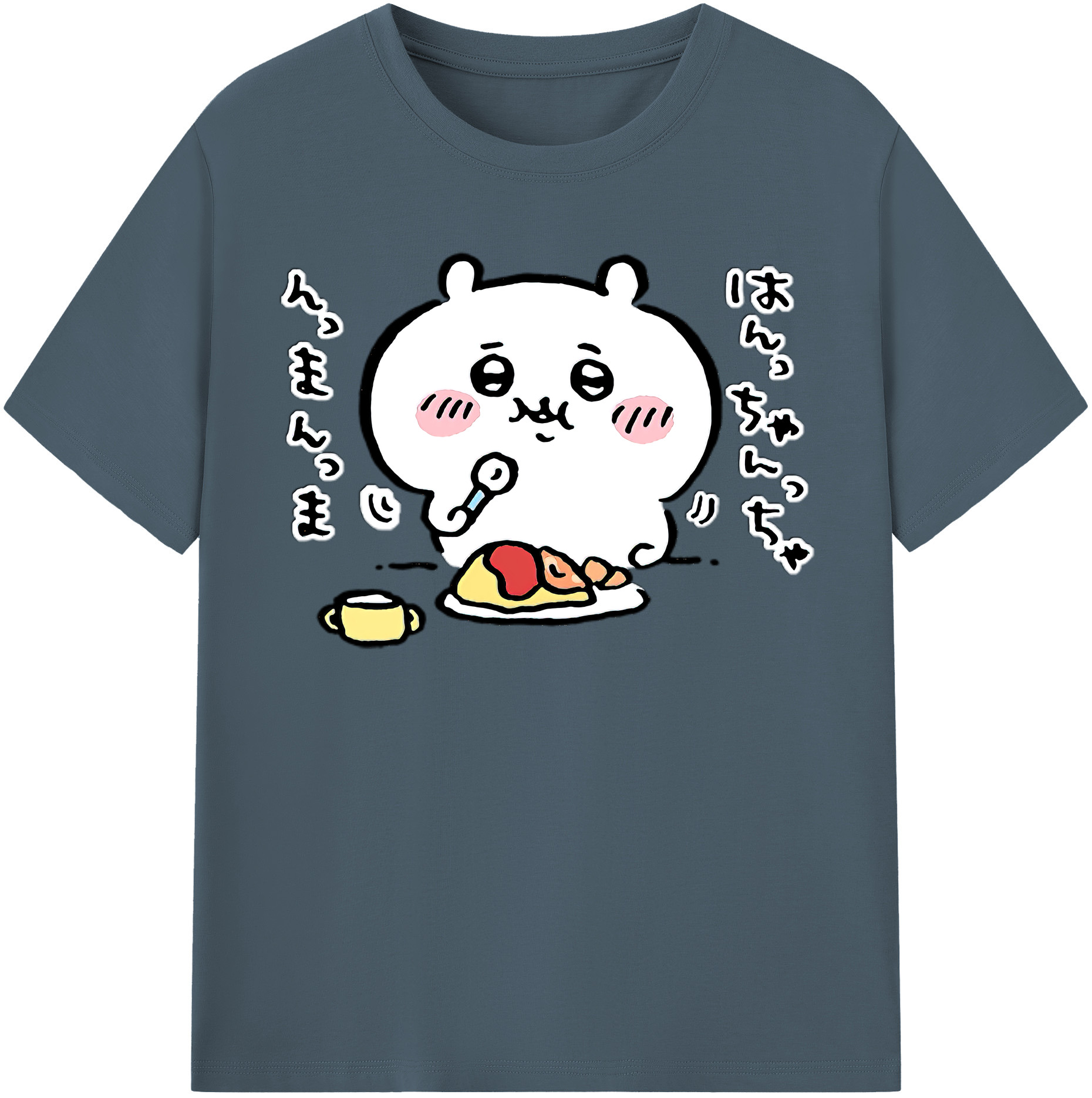 （画像用） ちいかわ ちいかわ Chii-kawa chiikawa 綿100％半袖Tシャツ（フロントプリント）
